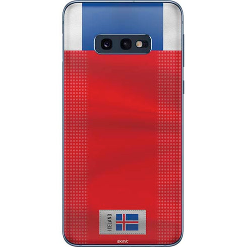Iceland Soccer Flag Galaxy S10e Skin
